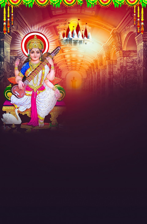 Picsart Happy Sarswati Puja Special Photo Editing Background New