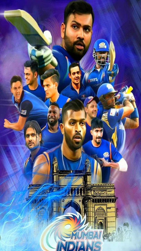 Picsart Ipl Mumbai indian Photo Editing Background