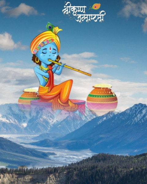 Picsart Janmashtami Photo Editing HD Backgrounds For CB Picsart Photo