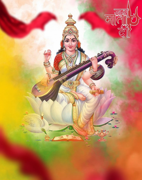 Picsart Sarswati Puja Editing CB Background Full Hd For Photoshop