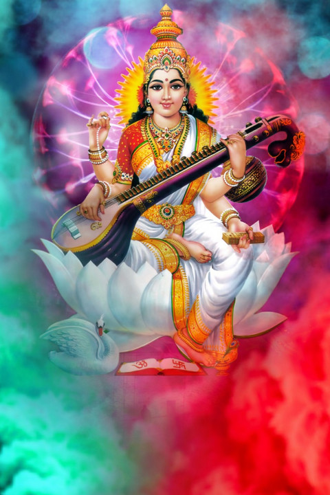 Picsart Sarswati Puja Editing CB Background Hd For Photoshop