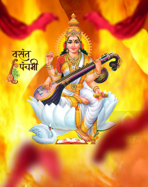 Picsart Sarswati Puja Editing CB Background Hd For Photoshop New