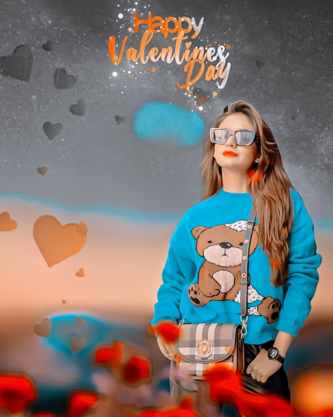 Picsart Valentines Day Background For CB Girl Photo Editing