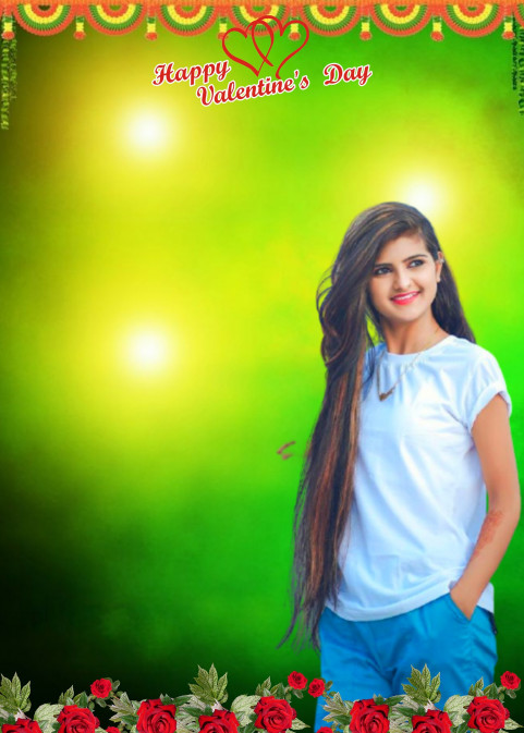 PicsArt Valentine's Day CB Photo Editing Background With Girls