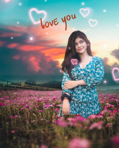 Picsart Valentine's Day Photo Editing Background With Girls For Photoshop