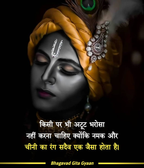 Prayer God Bhagavad Gita Quotes In Hindi Photo Free