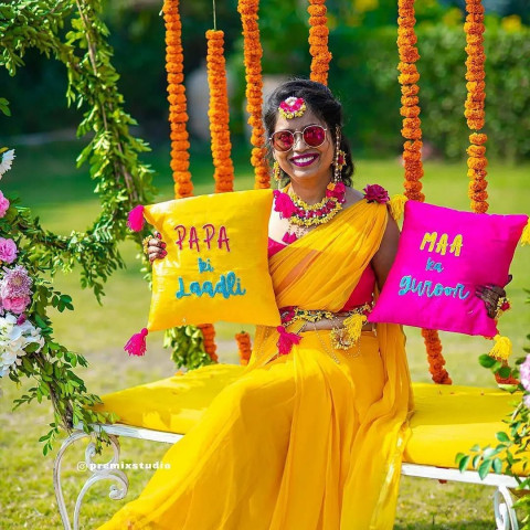 Pre Wedding Photoshoot Dresse For Haldi Pictures