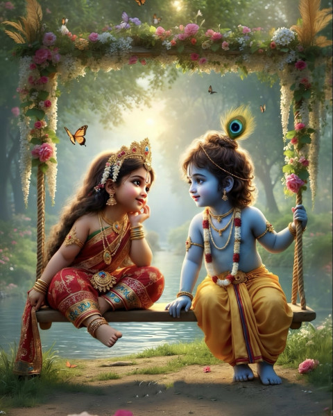 Radha Krishna Wallpaper HD For Janmashtami Festival