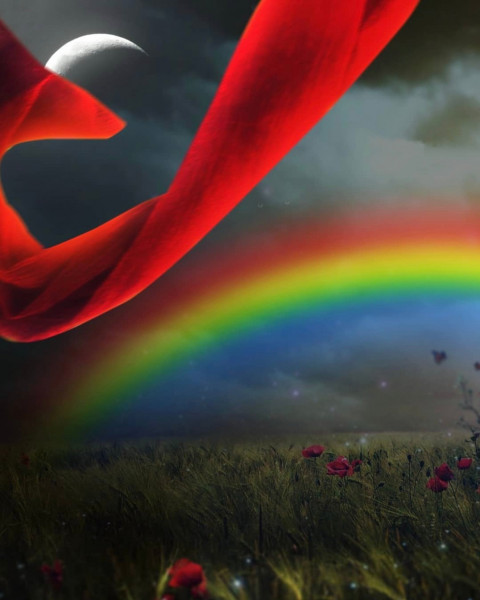 Rainbow Creative Editing Background Picsart & Photoshop