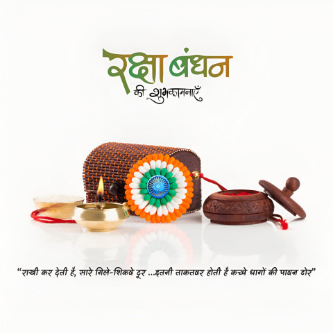 Raksha bandhan banner design simple free Download