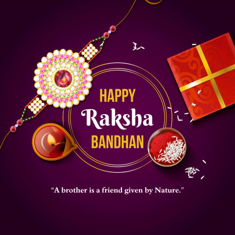 Raksha bandhan festival design images for Social Media