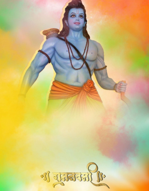 Ram Navami Background For CB Photo Editing