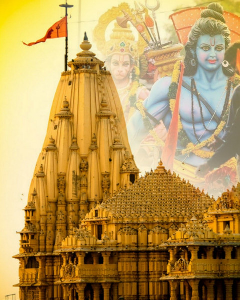 Ram Navami Photo Editing Background Full HD Download
