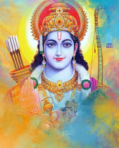 Ram Navami Photoshop Editing Background Pic