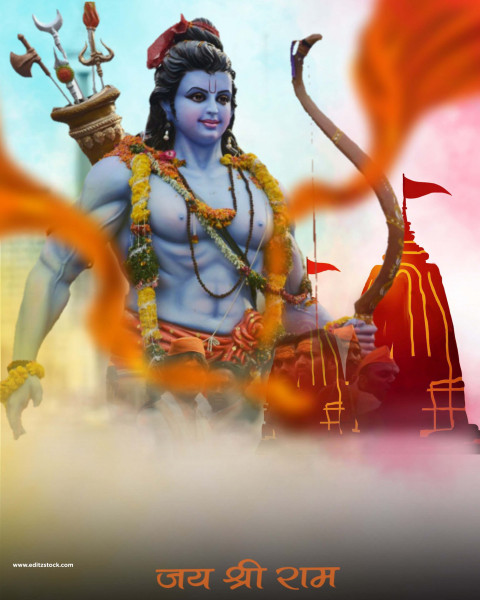 Ram Navami PicsArt CB Photo Editing Background Full HD