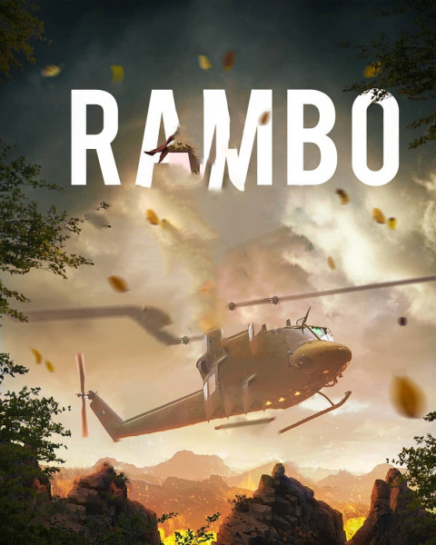 Rambo Movie Poster Photo Editing Background New