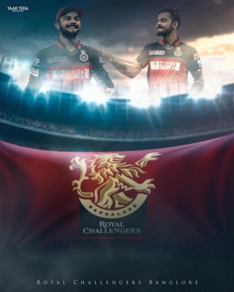 RCB Ipl Editing Picsart Background Hd Download