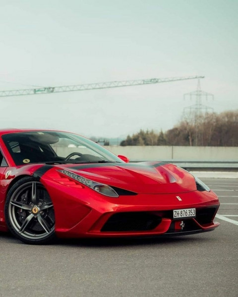 Red CAr Photo Editing Background For CB Photoshop