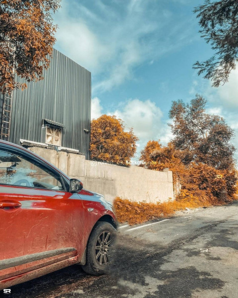 Red Car Snapseed Background Full Hd