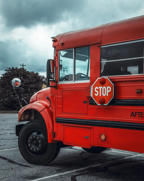 Red Van Online Editor Background CB Free Download Full HD
