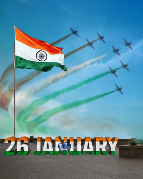 Republic Day Background For Picsart & Photoshop 26 January Editing
