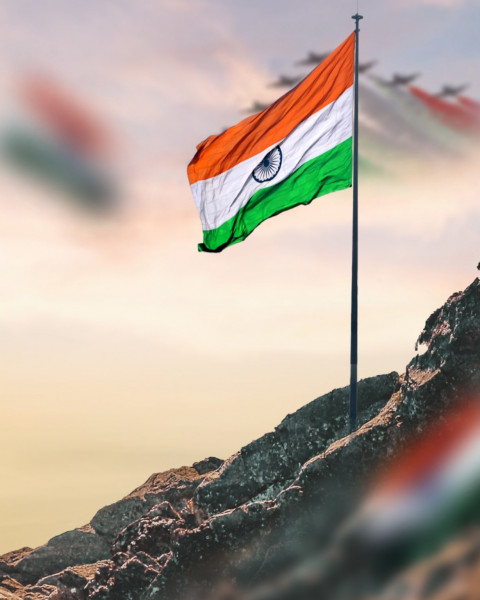 Republic Day Background For Picsart & Photoshop Editing