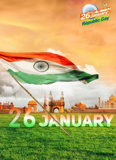 Republic Day Cb Editing Background For Picsart With Indian Flag