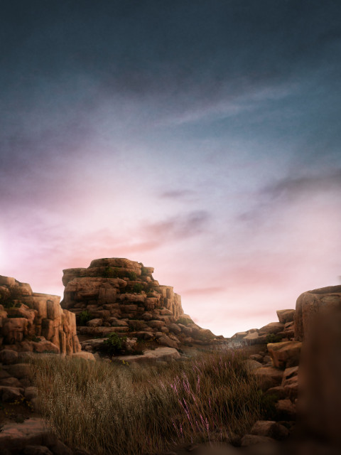 Rock And Sky BAckground For Picsart