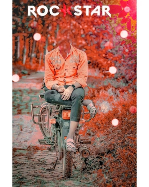 Rock Start Bike Background Face Cut Editing Snapseed