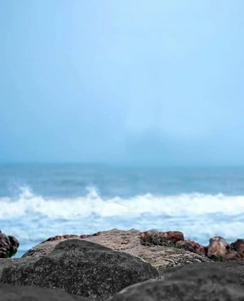 Rock With Sky Background For Cb Picsart editing