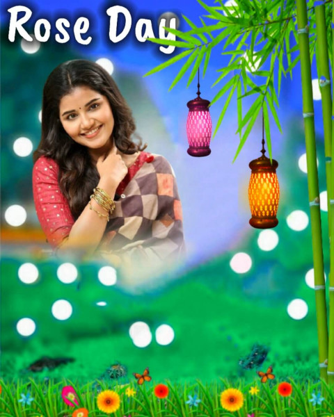 Rose Day Photo Editing Background For Picsart Valentine Girl Cb