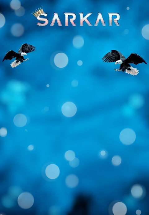 Sarkar CB Editing Blue New Background