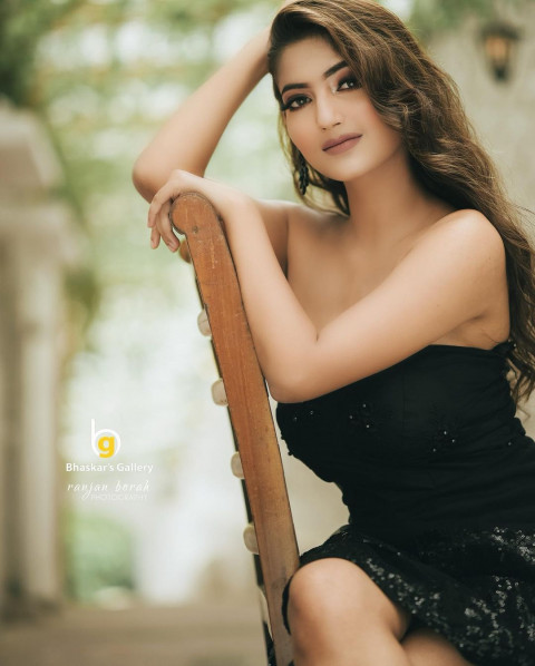 Sexy Look Angle Rai Pictures HD In Black Dress