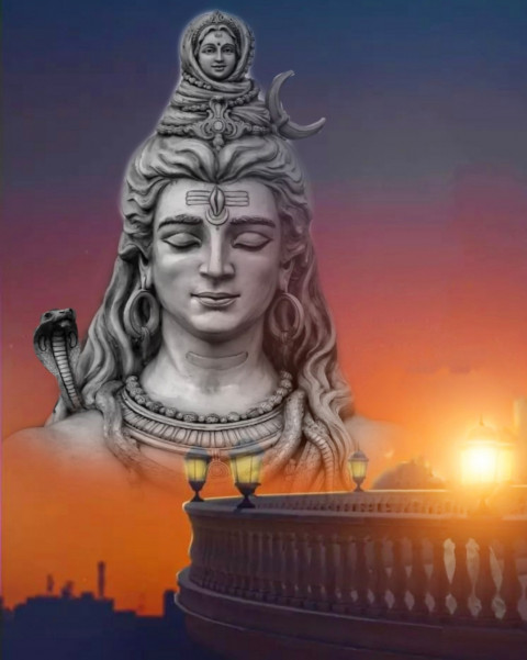 Shankar Mahadev Maha Shivratri CB Background For Picsart Photoshop