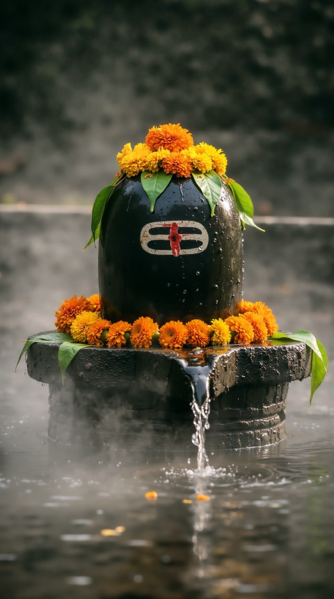 Shiva Lingam HD Background Free For Mobile Screen Photo