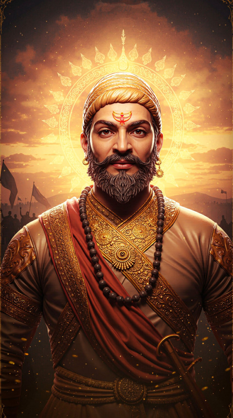 Shivaji Maharaj Hd Photo Mobile Background Wallpaper And Ios