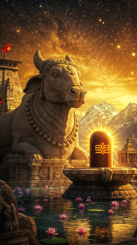 Shivling And Nandi Wallpaper Hd Photo For Mobile And Ios Screen