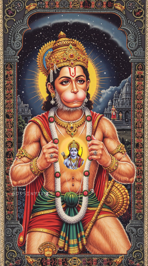 Shri Hanuman Ji Hd Photo For Ios And Mobile Background Dp