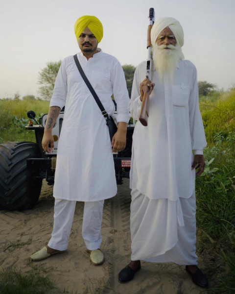 sidhu moose wala in village hd wallpaper