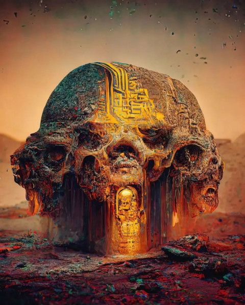 Skull Instagram Photo Editing CB Background HD