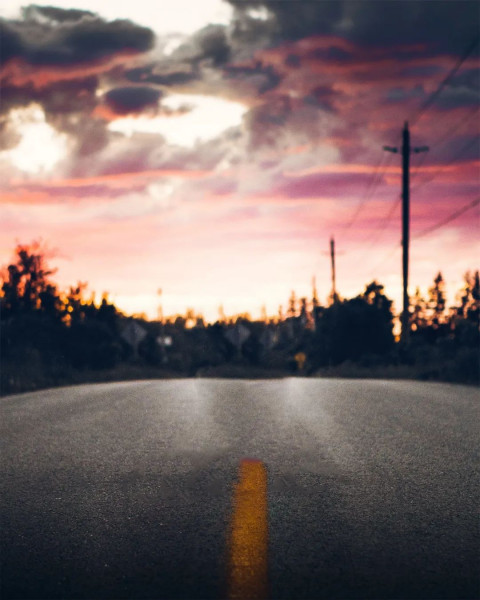 Sky And Road CB Picsart Background Download Full HD