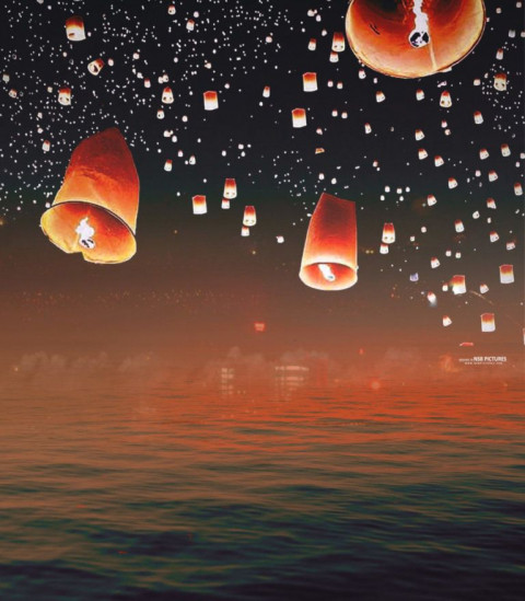 Sky Lalten Diwali Editing Background For CB Photoshop