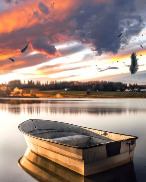 Sky Photoshop New Boat Editing Background Full HD