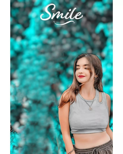 Smile Cb Background With Anuskha Sen