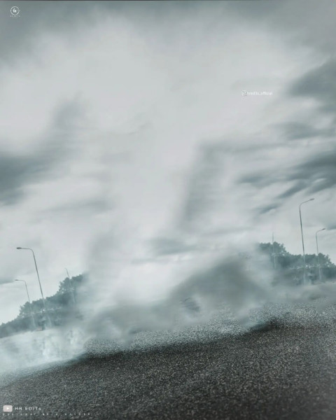 Smoke Road Photo Editing Background For CB Picsart