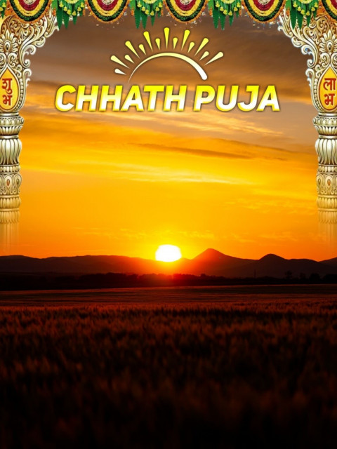 Snapseed Happy Chhath Puja CB Background Images