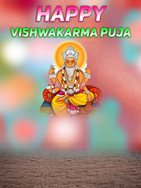 Snapseed Vishwakarma Puja CB Background for Editing