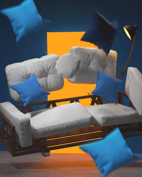 Sofa BAckground For Picsart Editing HD