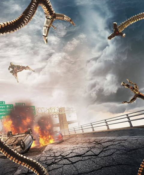 Spiderman Picsart Poster Editing Background HD