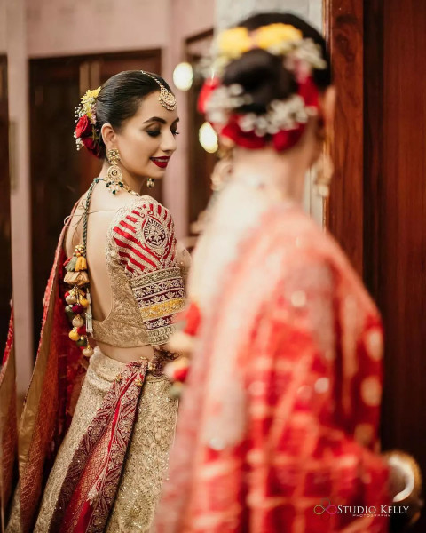 Stylish Look Girls Photoshoot Ideas For Wedding